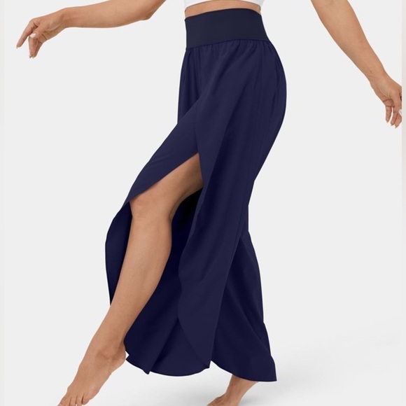 Halara Breezeful™ Palazzo Flowy Split Wide Leg Quick Dry Casual Pants - Picture 2 of 8